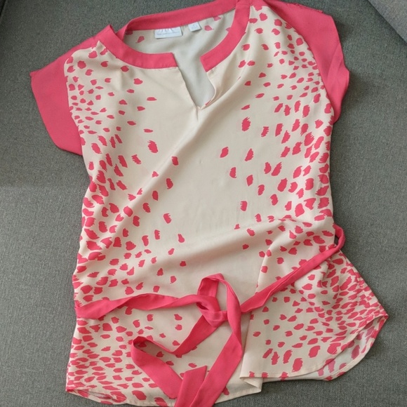 Pink/Biege Blouse - Picture 4 of 4